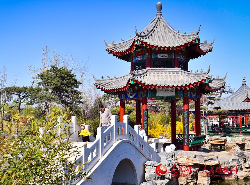 春天的雄安郊野公園，春和景明。人民網(wǎng)宋燁文攝